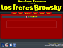 Tablet Screenshot of lesfreresbronsky.com